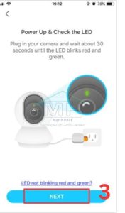 hướng dẫn cài đặt camera tapo bước 3