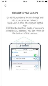hướng dẫn cài đặt camera tapo bước 4