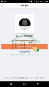 hướng dẫn cài đặt camera ezviz bước 6.3